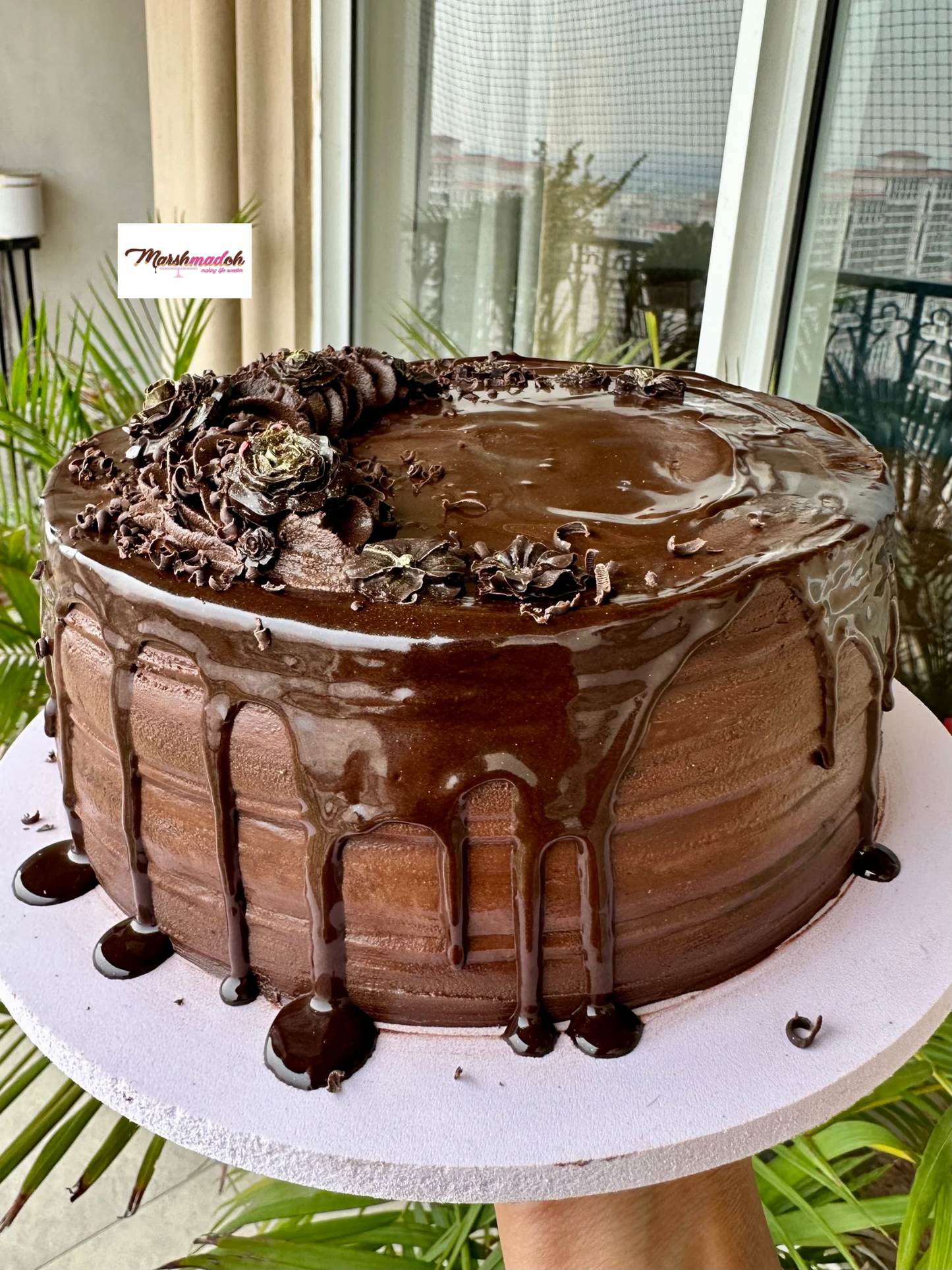 Pure Chocolate Truffle Cake