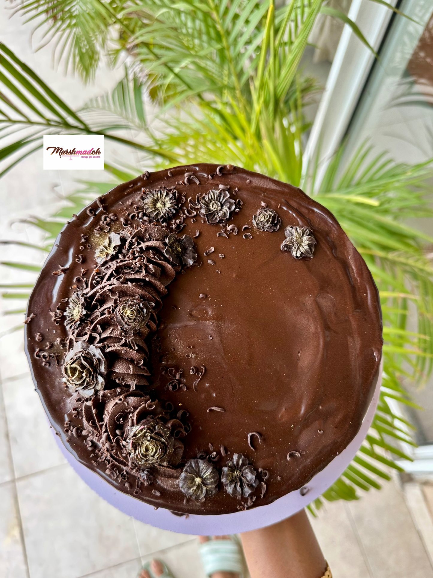 Pure Chocolate Truffle Cake