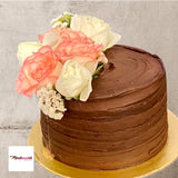 Cake with Fresh Flowers