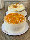 Mango and Vanilla Chantilly Cream Cake |Eggless|