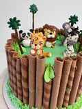 Animal Safari theme cake for kids| 2kg