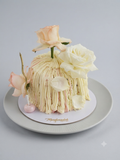 Vintage Floral cake : 1 kg Vanilla Based cakes