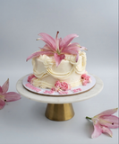 Vintage Floral cake : 1 kg Vanilla Based cakes