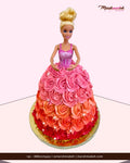 Barbie Doll Cake - 3 kg