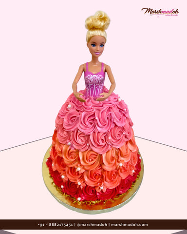 Barbie Doll Cake - 3 kg