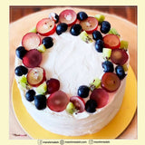 Fruit Creme Cake |Eggless|