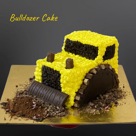 DIY Bulldozer Birthday Cake!